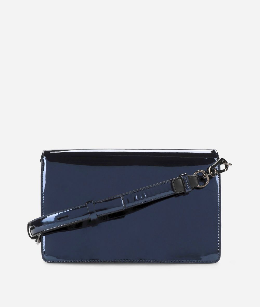 KARL LAGERFELD K/Signature Schultertasche mit Glossy-Finish Handtasche Damen d