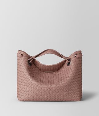 MEDIUM GARDA BAG IN DECO ROSE INTRECCIATO NAPPA