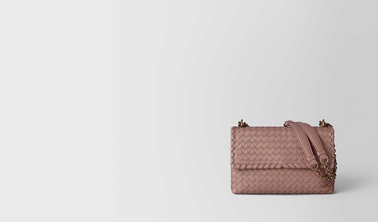 small olimpia bag in intrecciato nappa landing