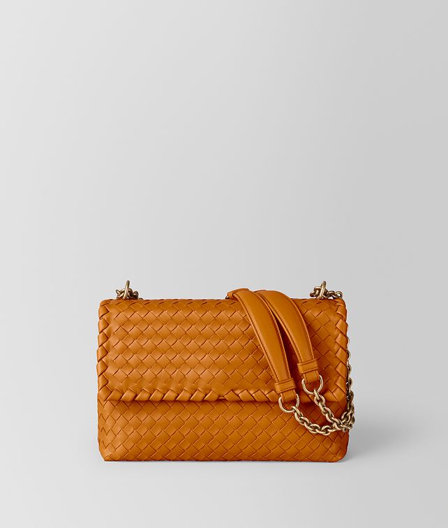 Bottega Veneta Orange Intrecciato Na Olimpia Bag Bottega Veneta Orange Intrecciato Na Olimpia Bag Shoulder Pickupinshipping Info