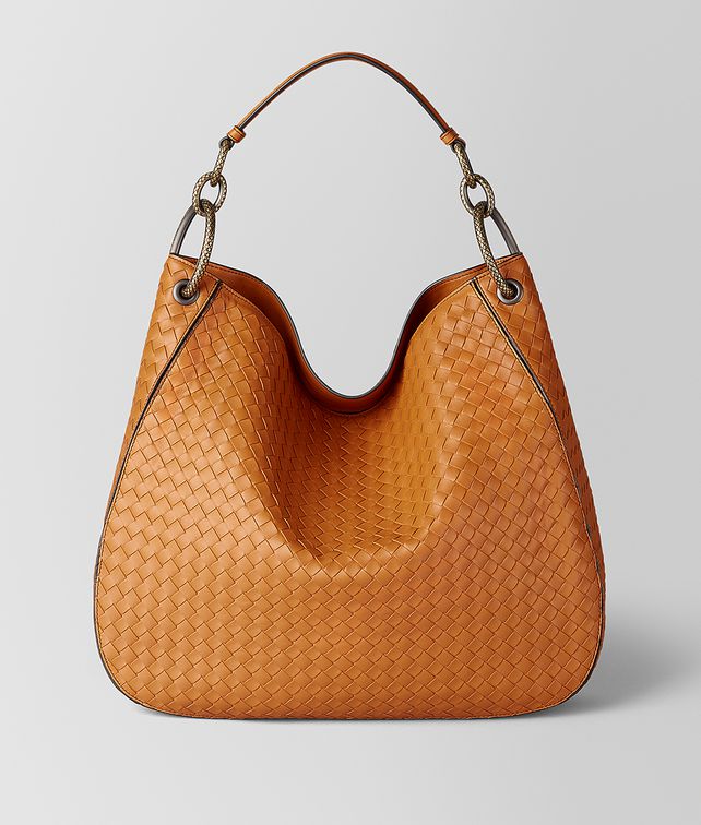 Bottega Veneta Orange Intrecciato Na Hobo Bag Bottega Veneta Orange Intrecciato Na Hobo Bag Pickupinshipping Info
