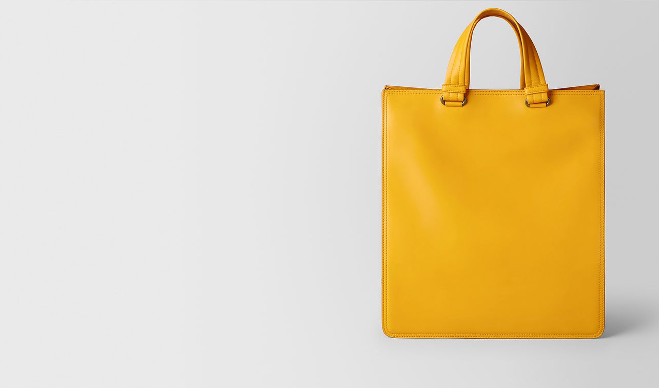 sunset calf intrecciato checker tote landing