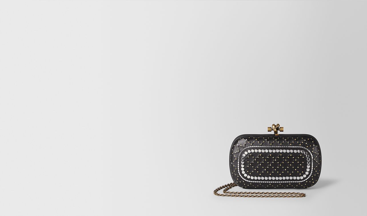 nero nappa catena chain knot landing