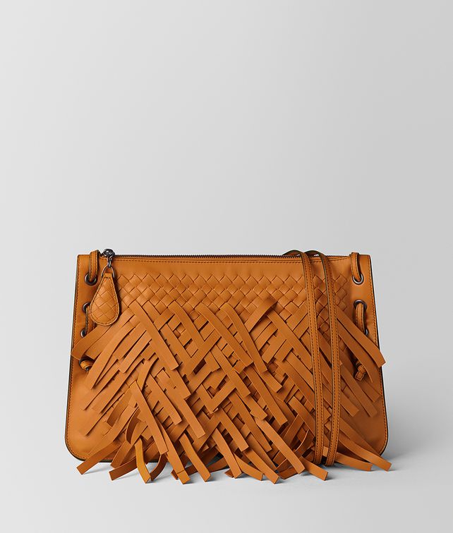 Bottega Veneta Orange Palio Fringe Messenger Bag Bottega Veneta Orange Palio Fringe Messenger Bag Crossbody Pickupinshipping Info