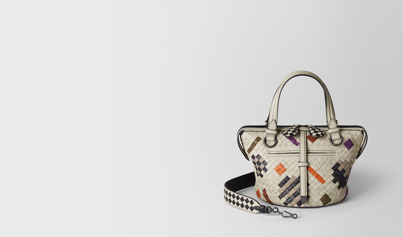 multicolor nappa intrecciato abstract tambura bag
landing