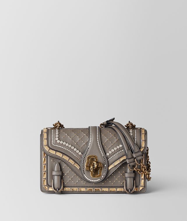 BOTTEGA VENETA STEEL NAPPA CATENA CITY KNOT Shoulder Bag Woman fp