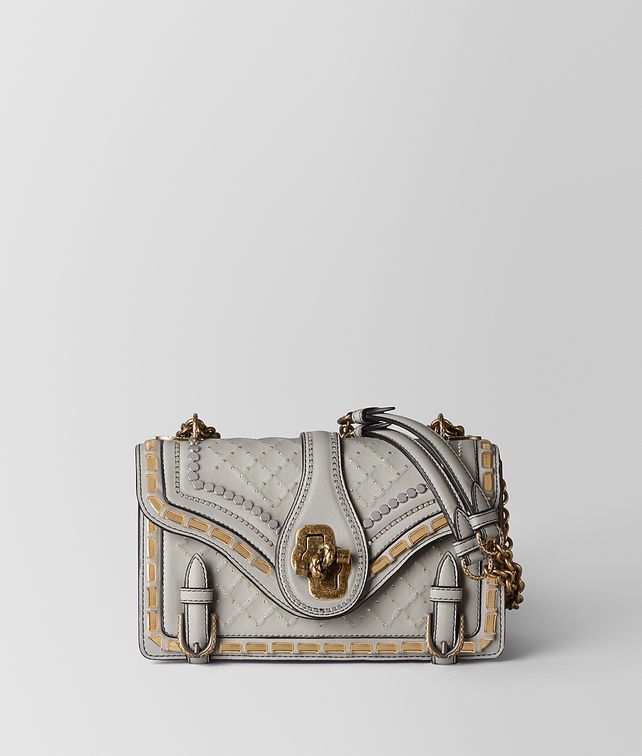 BOTTEGA VENETA CEMENT NAPPA CATENA CITY KNOT Shoulder Bag Woman fp