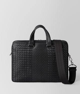 NERO INTRECCIATO NAPPA BRIEFCASE