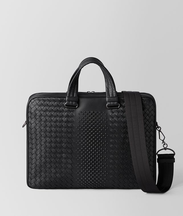 BOTTEGA VENETA NERO INTRECCIATO NAPPA BRIEFCASE Business bag Man fp
