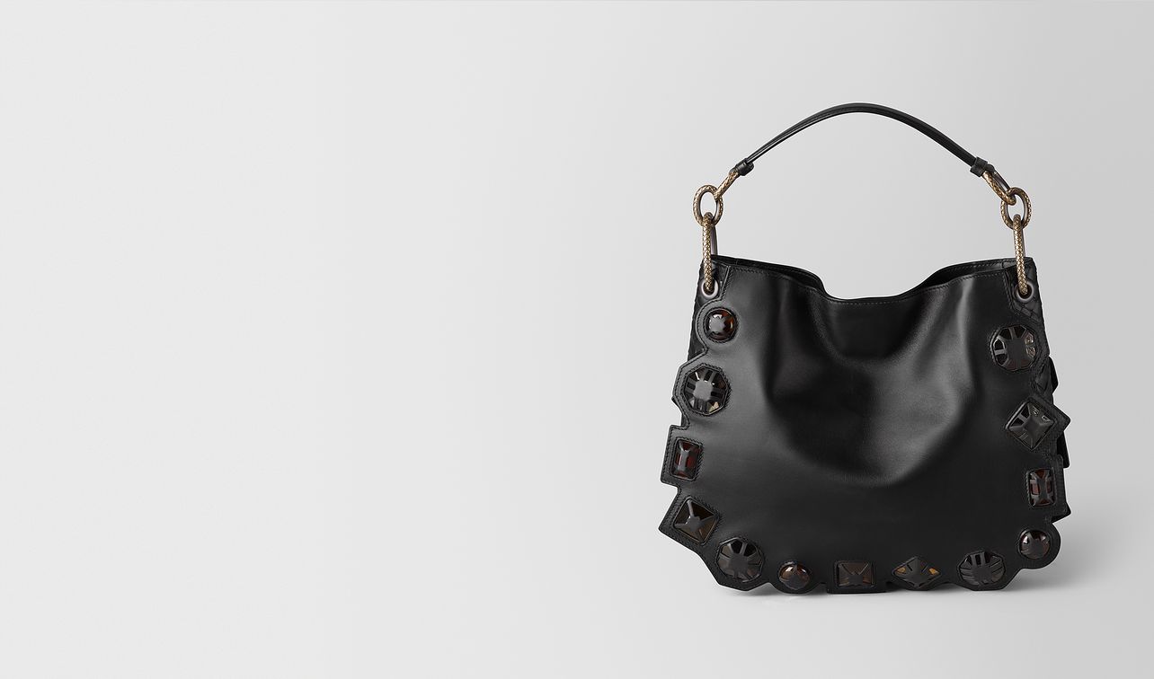 nero french calf/nappa gems loop bag landing