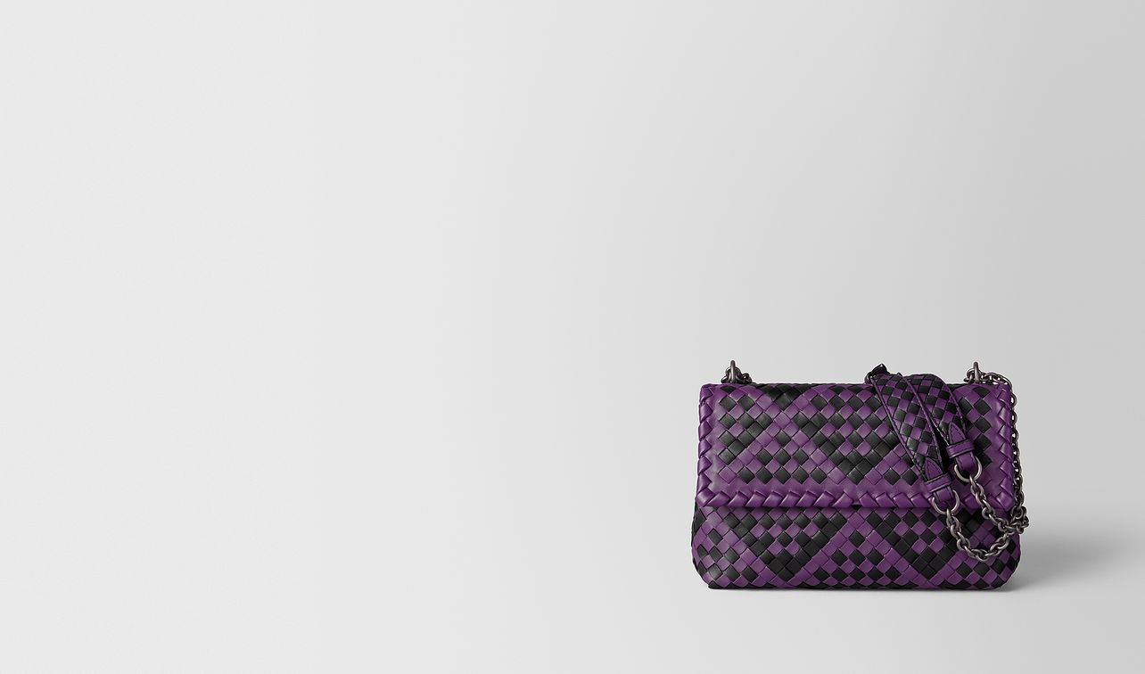 monalisa/nero intrecciato checker olimpia bag landing