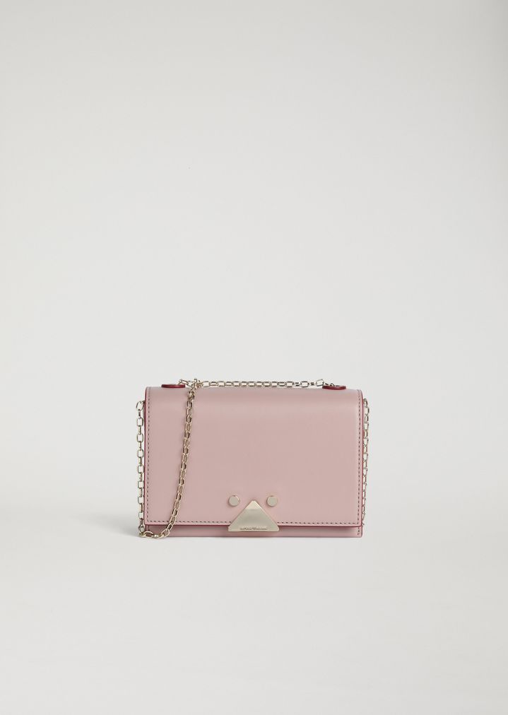 Minibolso bandolera de piel lisa Minibolso bandolera de piel lisa