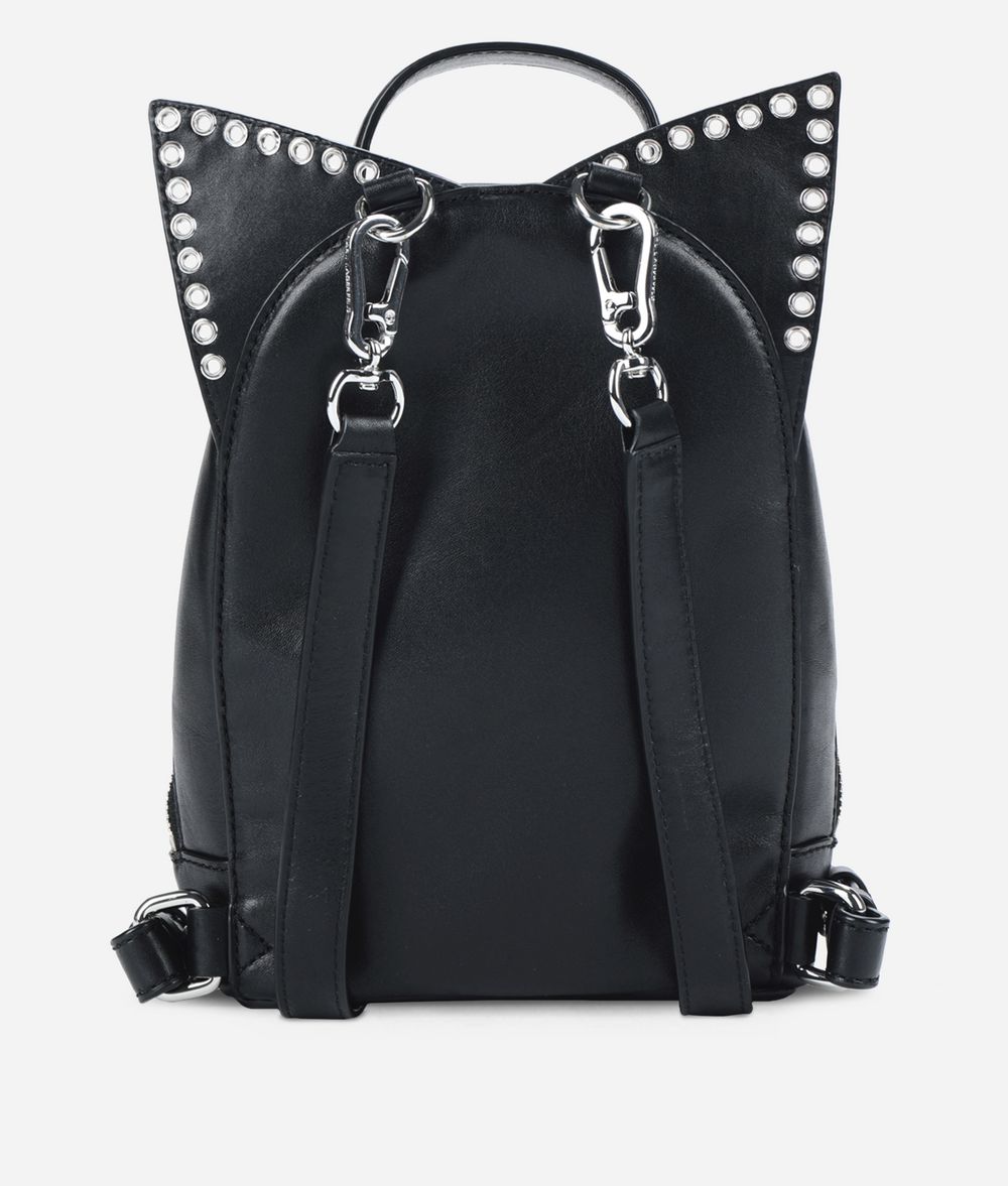 KARL LAGERFELD K/Rocky Choupette Leather Mini Backpack Backpack Woman d