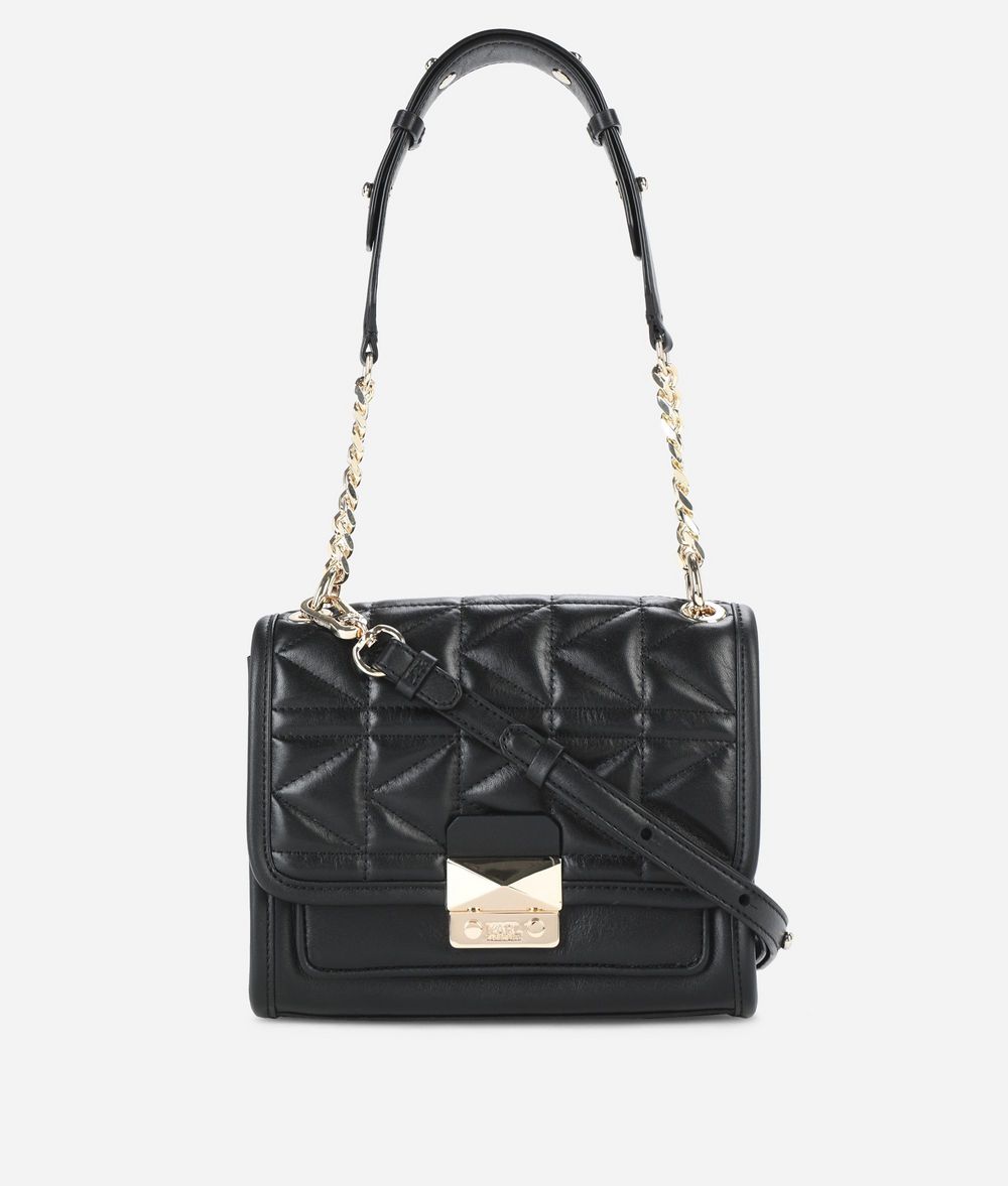 KARL LAGERFELD K/Kuilted Leather Mini Handbag Handbag Woman f