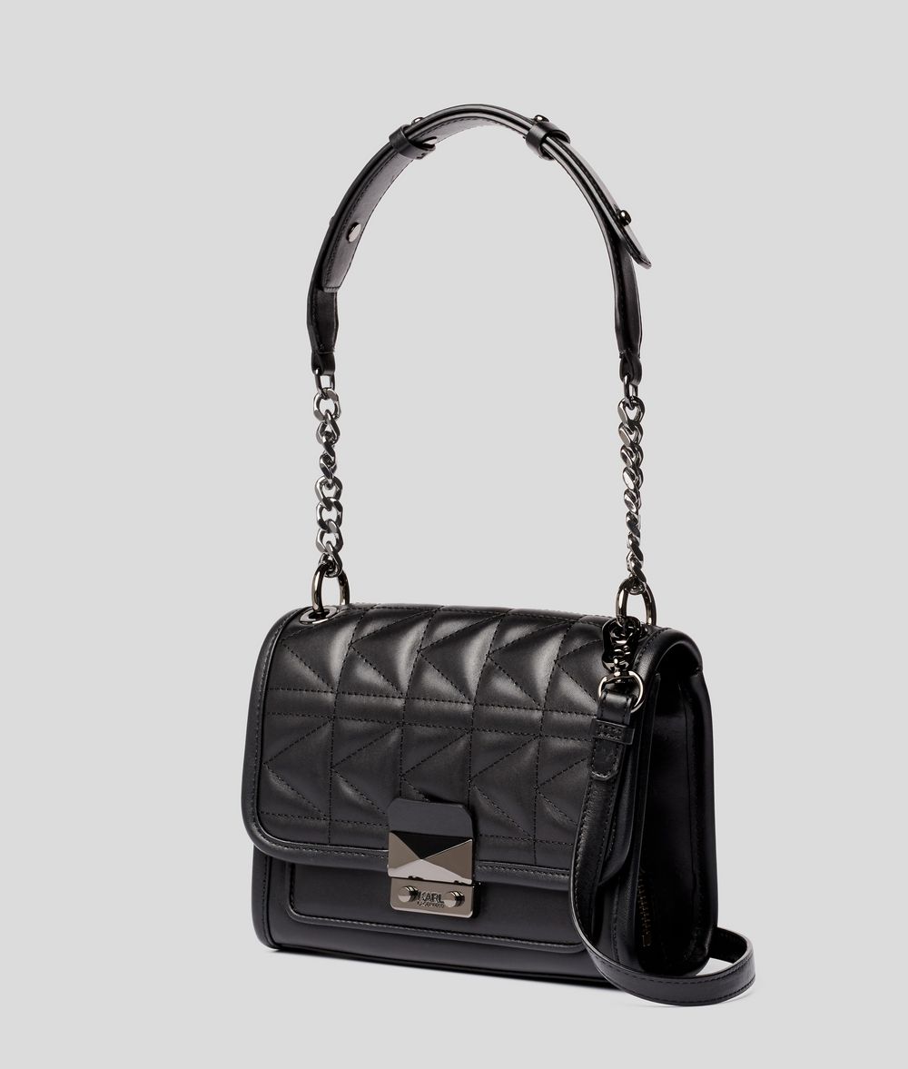 KARL LAGERFELD K/Kuilted mini-sac à main en cuir Sac à main Femme d