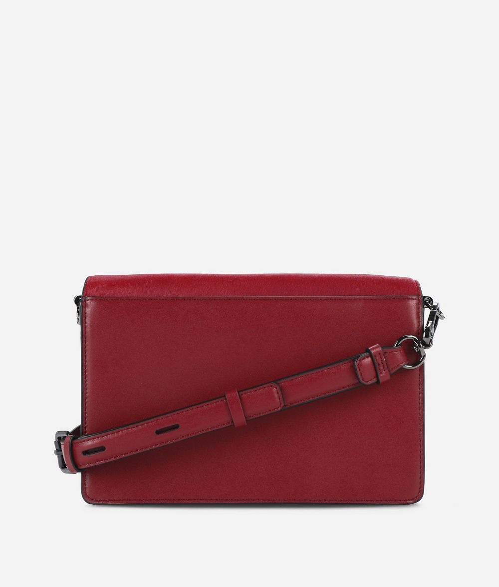 KARL LAGERFELD Edle K/Signature Schultertasche aus Leder Handtasche Damen d