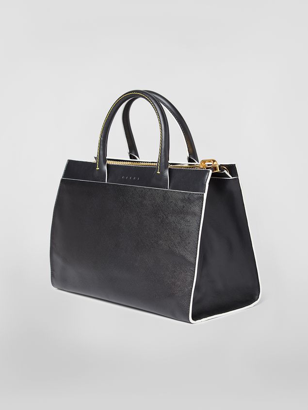 Handbag Marni LAW bag in calfskin black Woman