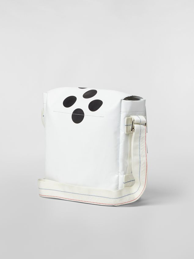 Shoulder Bag Marni Shoulder bag in coated PVC white Man