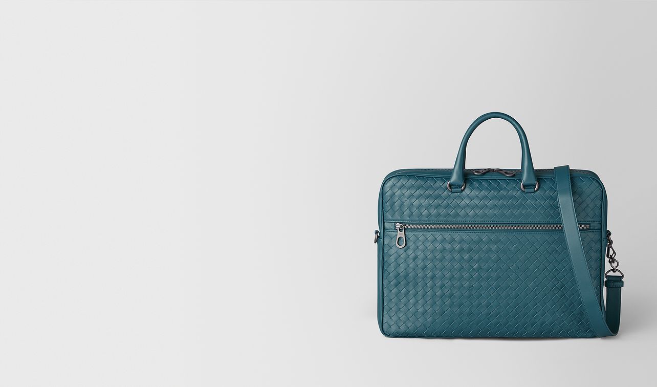 small briefcase in intrecciato vn landing
