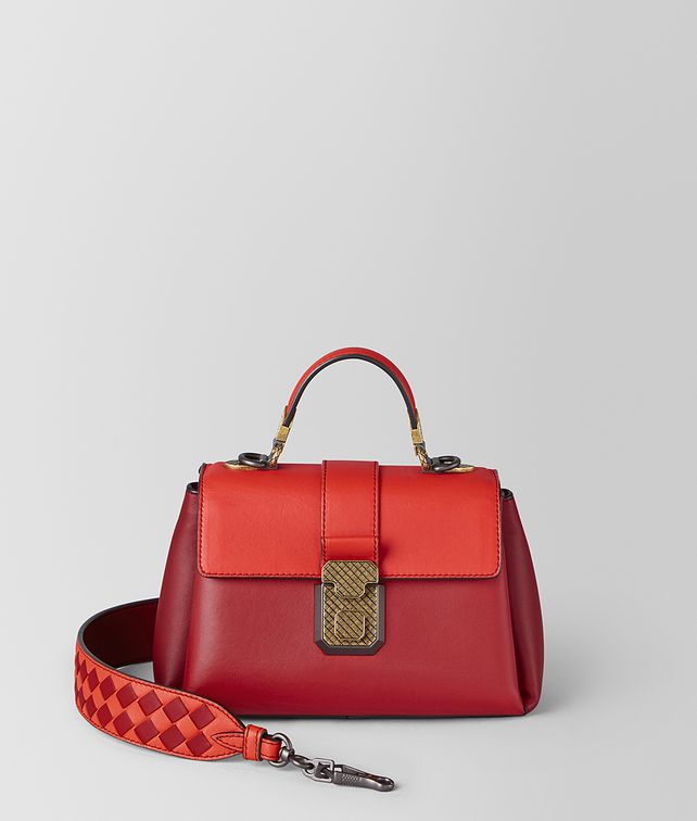 BOTTEGA VENETA MINI PIAZZA BAG IN MULTICOLOUR NAPPA Top Handle Bag Woman fp