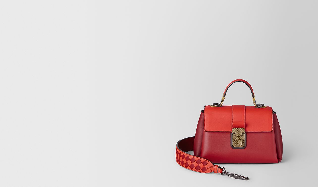 mini piazza bag in multicolour nappa landing