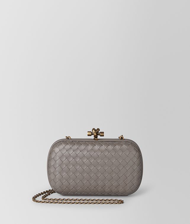 BOTTEGA VENETA CHAIN KNOT IN INTRECCIATO NAPPA Clutch Woman fp