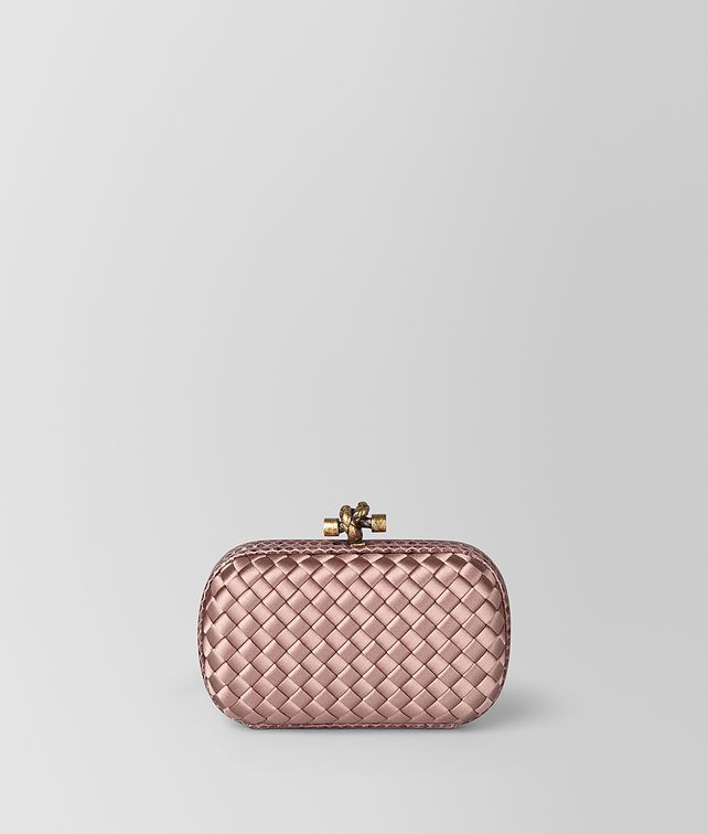 BOTTEGA VENETA KNOT IN INTRECCIATO IMPERO Clutch Woman fp