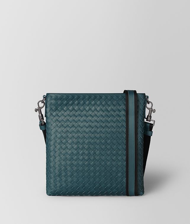 BOTTEGA VENETA SMALL MESSENGER IN INTRECCIATO VN Messenger Bag Woman fp