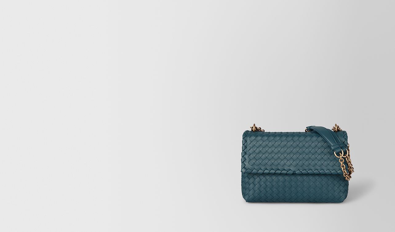 small olimpia bag in intrecciato nappa landing