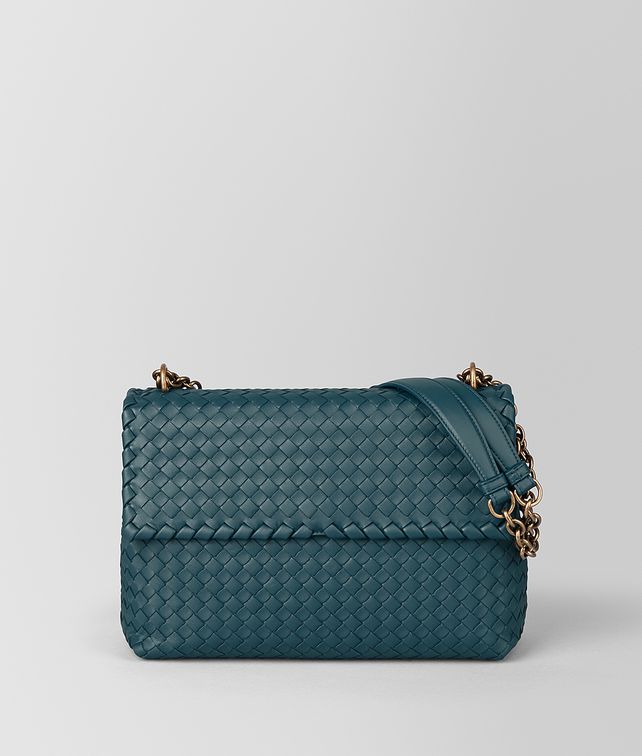 BOTTEGA VENETA LARGE OLIMPIA BAG IN INTRECCIATO NAPPA Shoulder Bag Woman fp