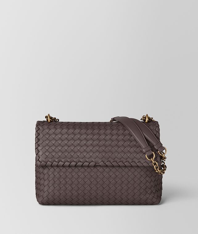 BOTTEGA VENETA LARGE OLIMPIA BAG IN INTRECCIATO NAPPA Shoulder Bag Woman fp