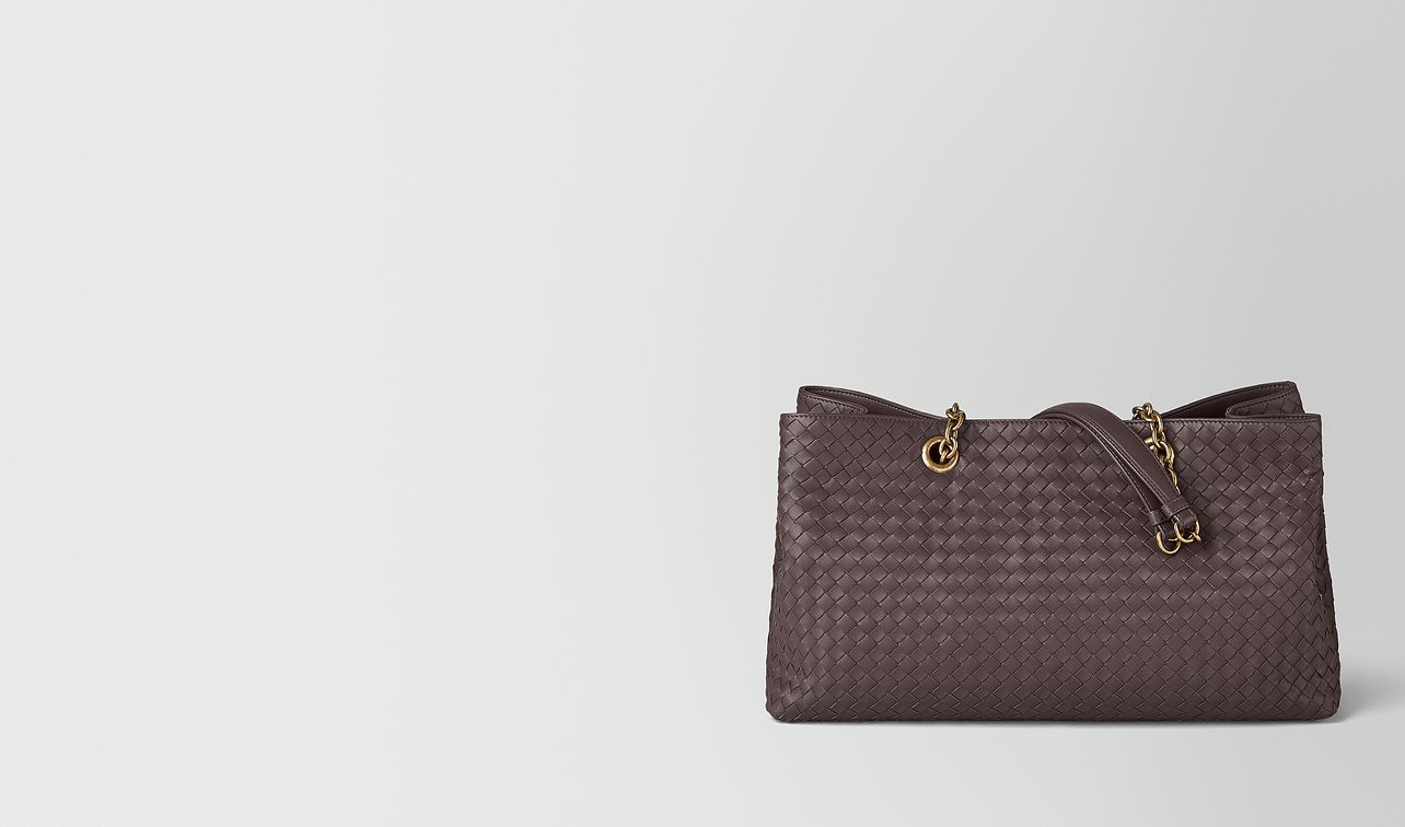 large tote in intrecciato nappa landing