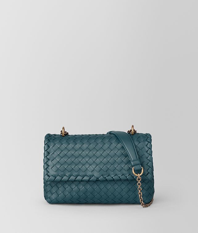 BOTTEGA VENETA BABY OLIMPIA BAG IN INTRECCIATO NAPPA Shoulder Bag Woman fp