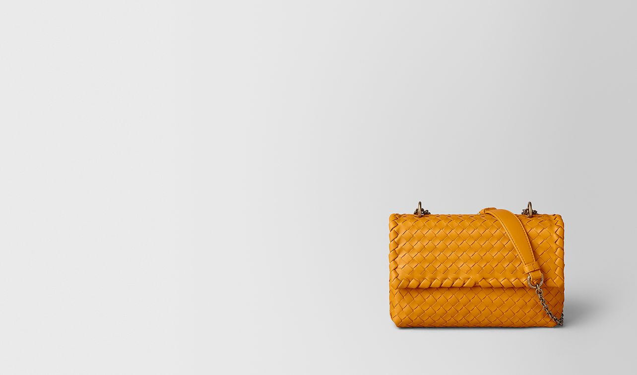 borsa baby olimpia in intrecciato nappa landing
