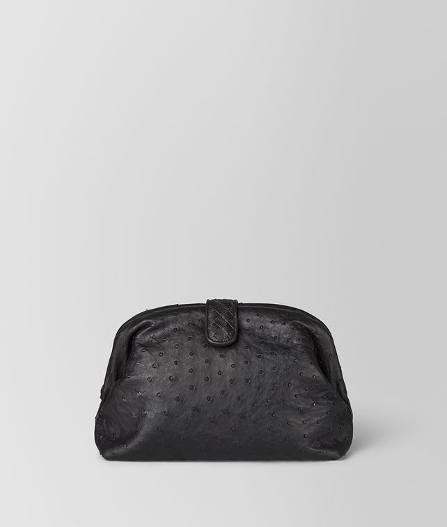 BOTTEGA VENETA THE LAUREN 1980 IN OSTRICH Clutch Woman fp
