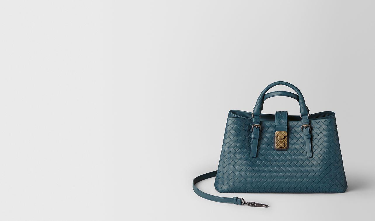 brighton intrecciato calf small roma bag landing