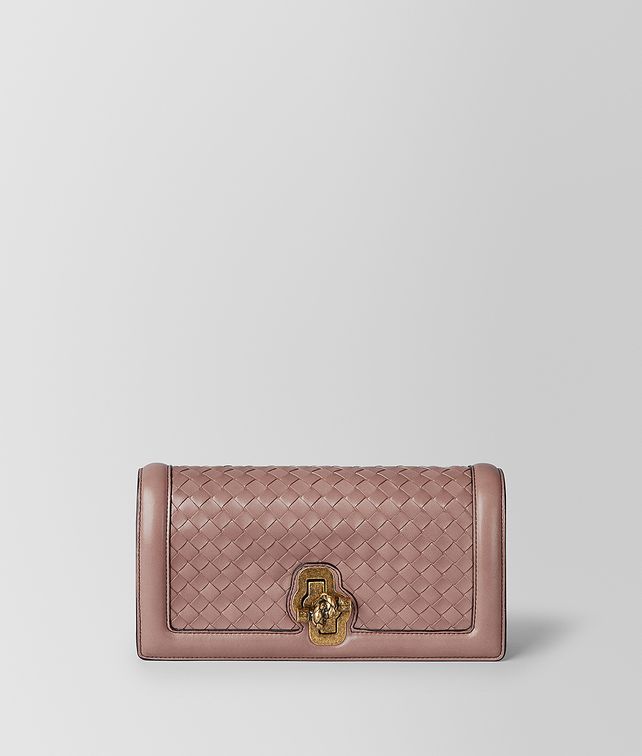 BOTTEGA VENETA KNOT CLUTCH IN INTRECCIATO NAPPA Clutch Woman fp