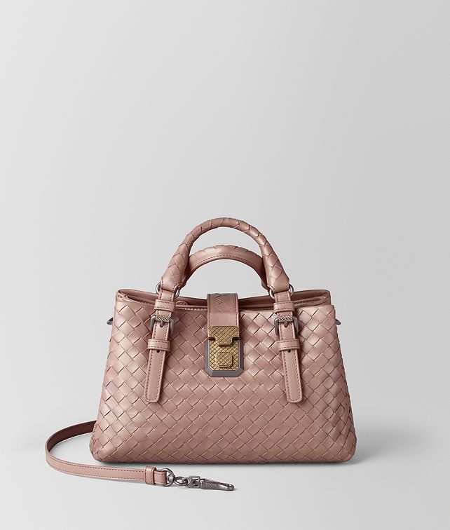 BOTTEGA VENETA BORSA ROMA MINI IN INTRECCIATO VITELLO Borsa a Mano Donna fp