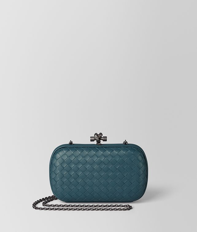 BOTTEGA VENETA CHAIN KNOT IN INTRECCIATO NAPPA Clutch Woman fp