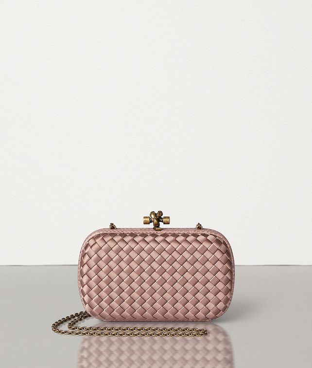 BOTTEGA VENETA CHAIN KNOT IN INTRECCIATO IMPERO Clutch Woman fp