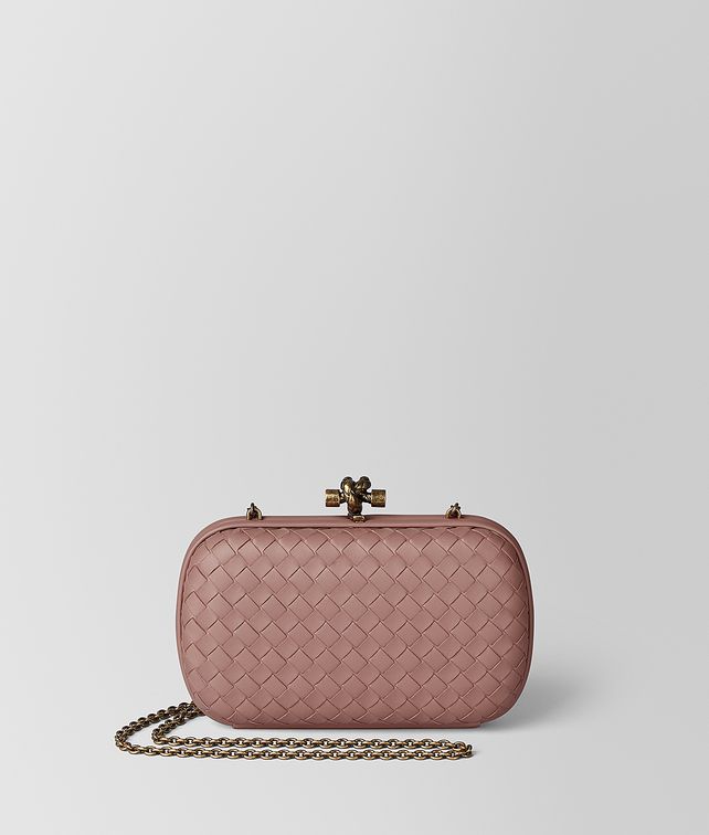 BOTTEGA VENETA CHAIN KNOT IN INTRECCIATO NAPPA Clutch Woman fp