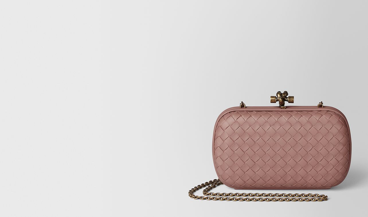 borsa chain knot in intrecciato nappa landing