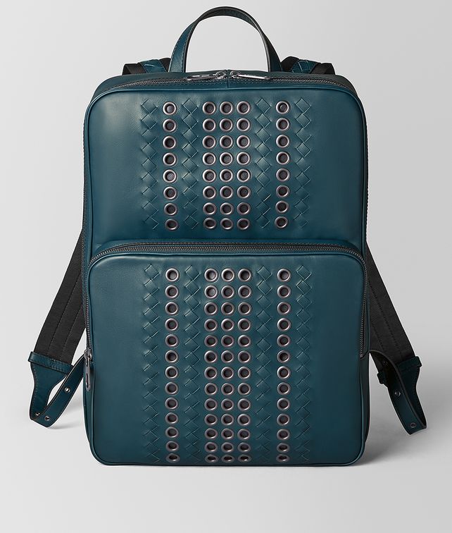 BOTTEGA VENETA LARGE DOUBLE BRICK BACKPACK IN VN EYELETS Backpack Man fp
