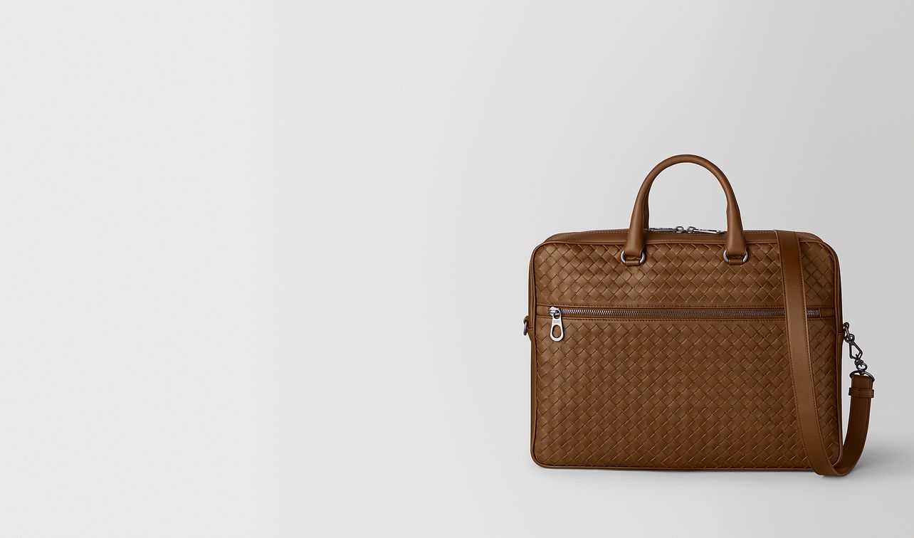 small briefcase in intrecciato vn landing