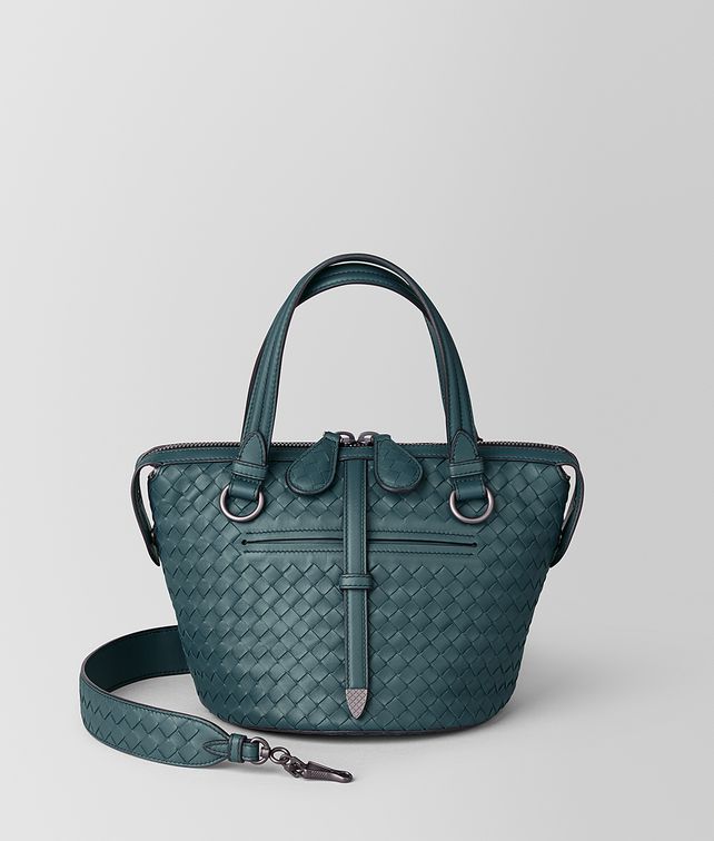 BOTTEGA VENETA SAC TAMBURA PETIT FORMAT EN CUIR NAPPA INTRECCIATO Sac à main Femme fp