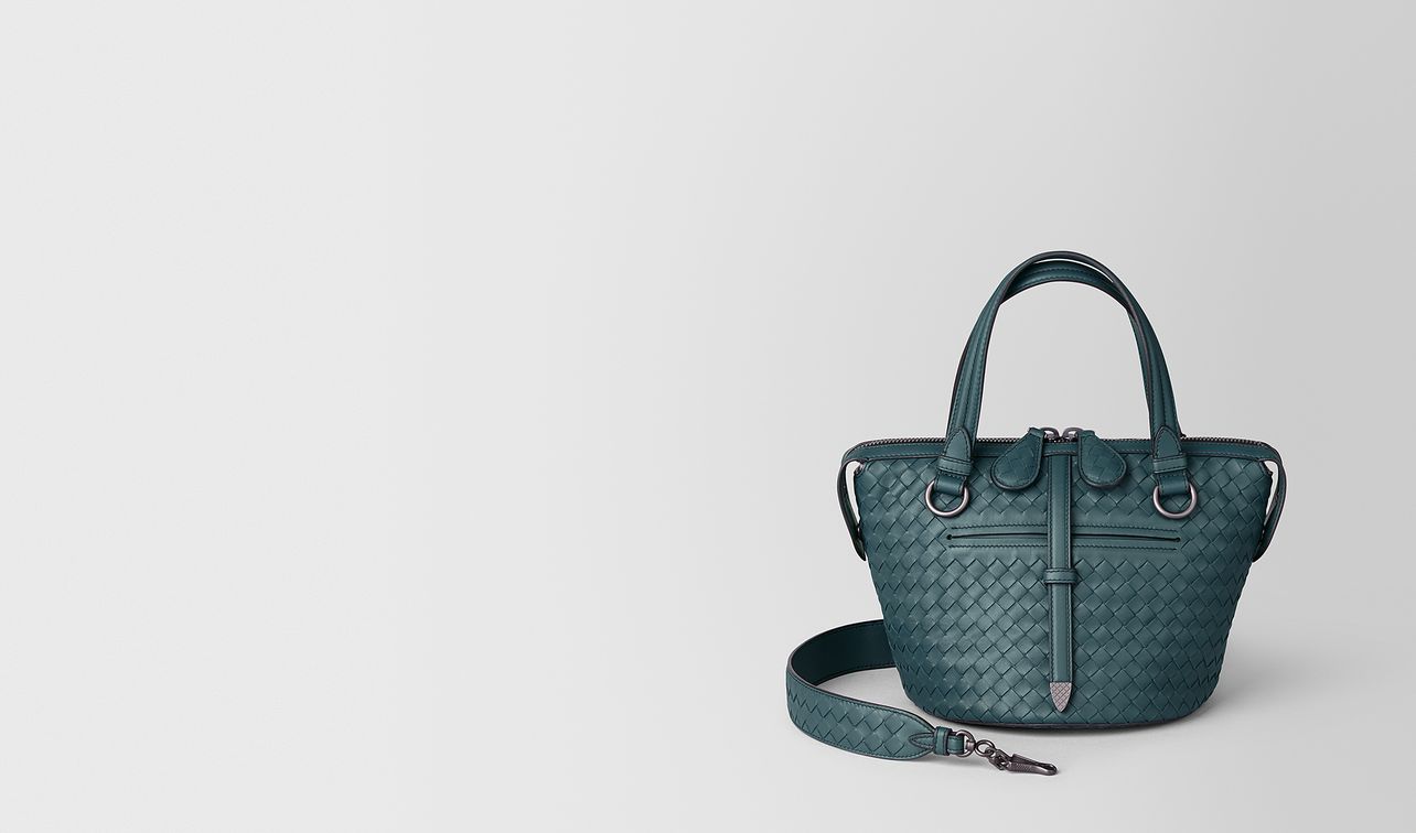 small tambura bag in intrecciato nappa landing