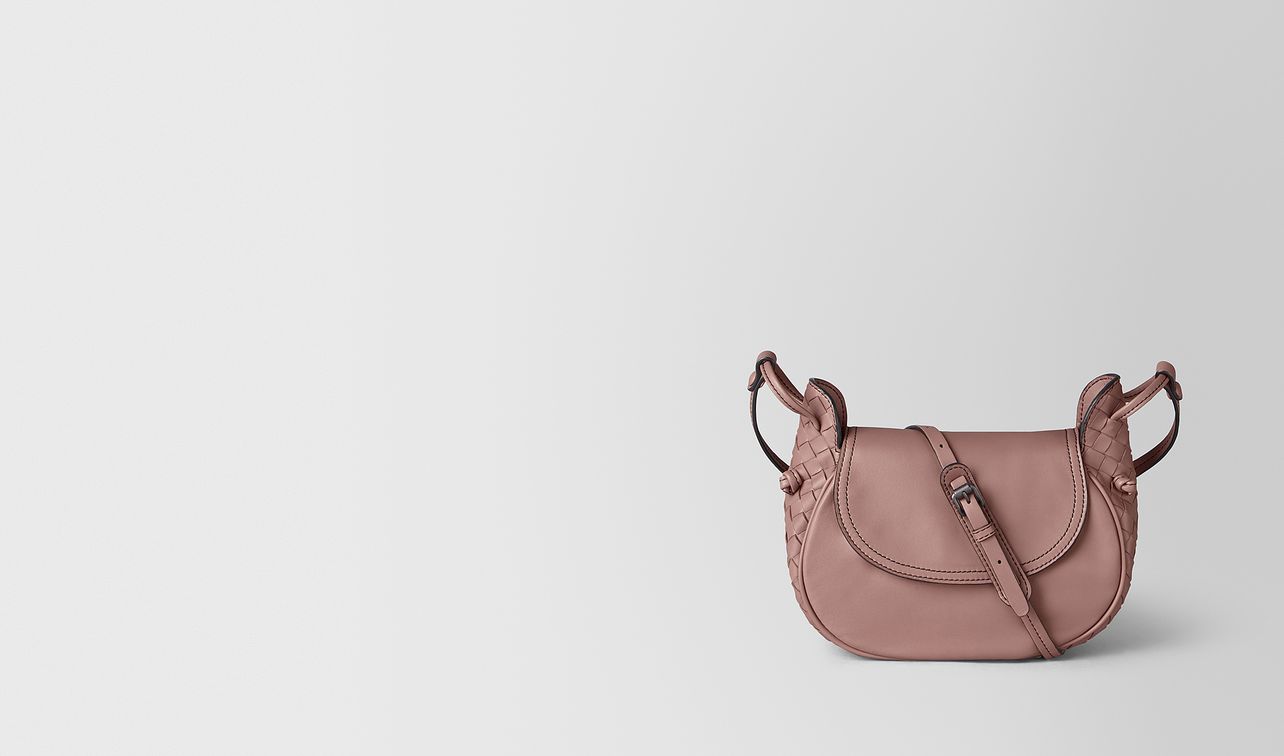 small crossbody bag in intrecciato nappa landing