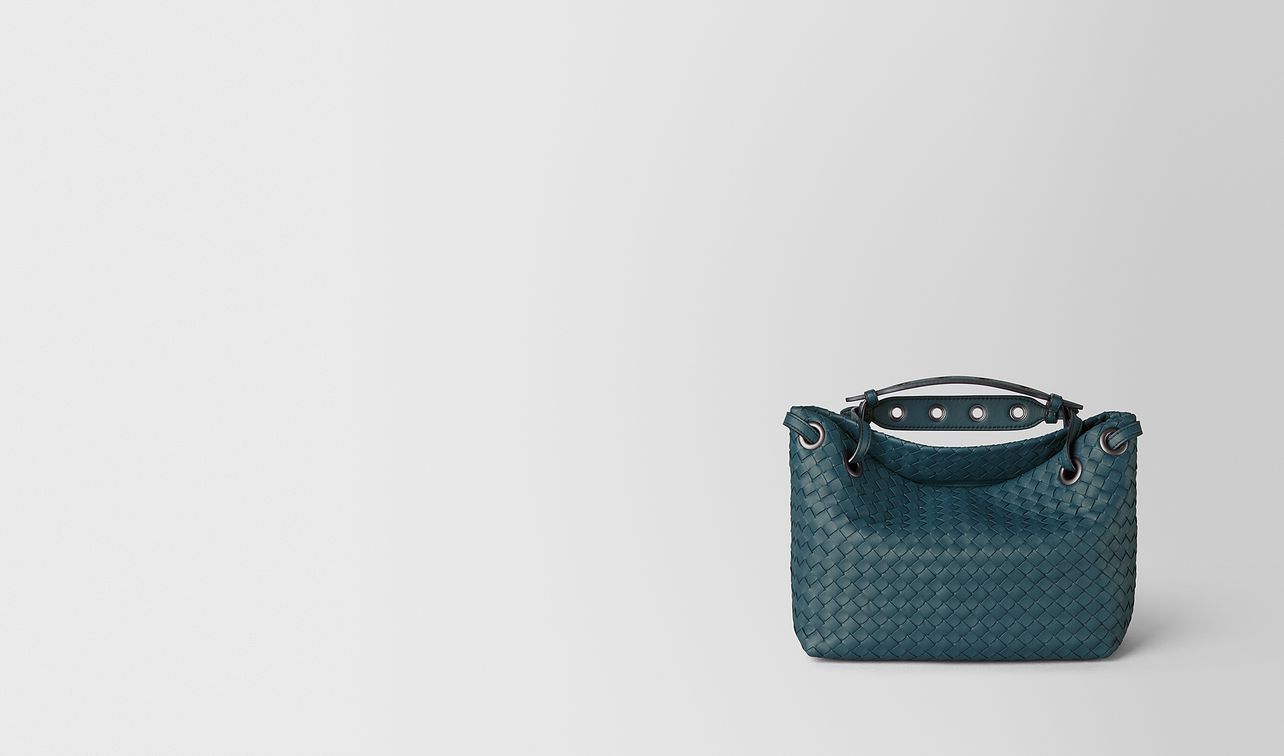 small garda bag in intrecciato nappa landing