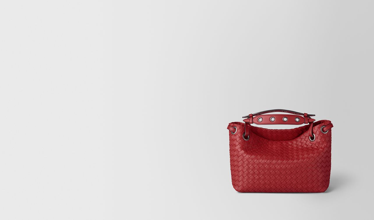 small garda bag in intrecciato nappa landing