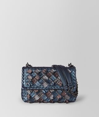 SMALL OLIMPIA BAG IN INTRECCIATO PLUME 